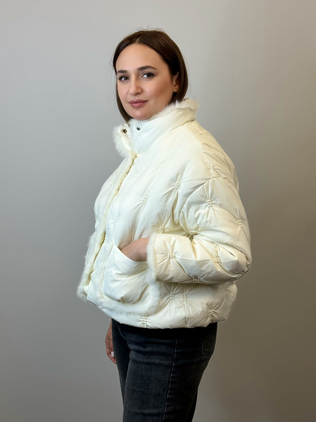 куртка 030  Женская демисезонная куртка White Grace