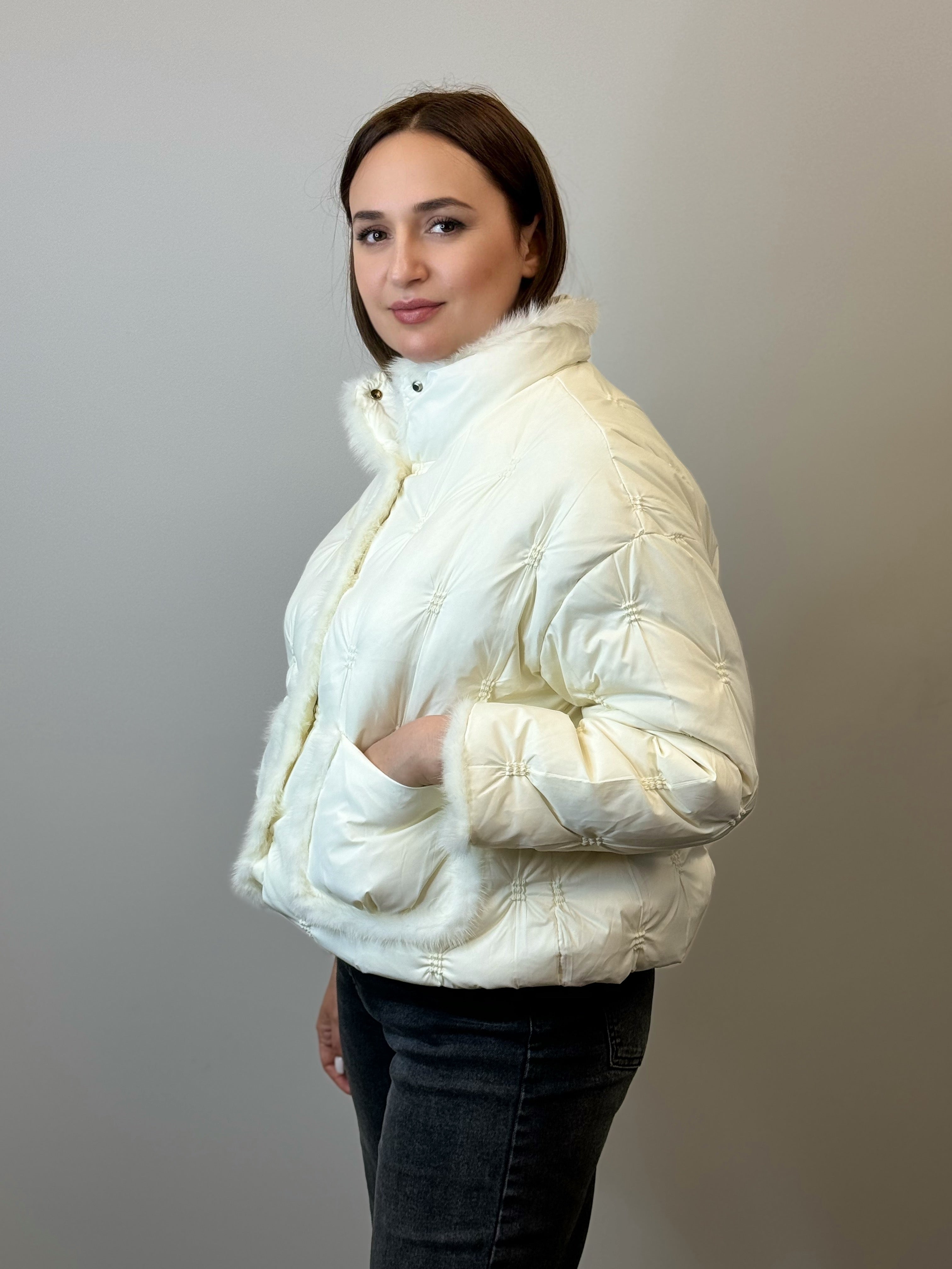 куртка 030  Женская демисезонная куртка White Grace