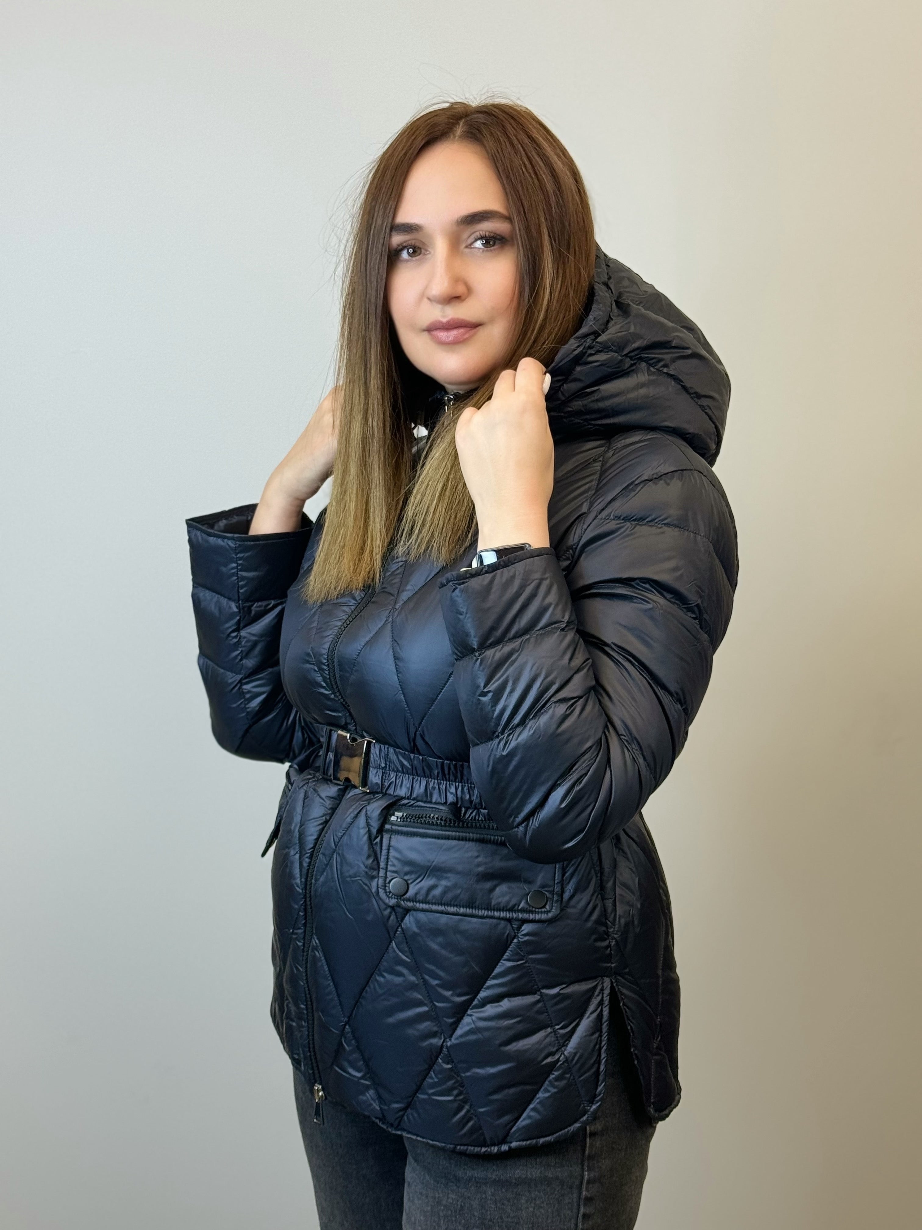 куртка 035 🖤Женская куртка Royal Black Grace